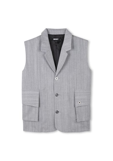 Gilet gessato DKNY KIDS | D62278A10